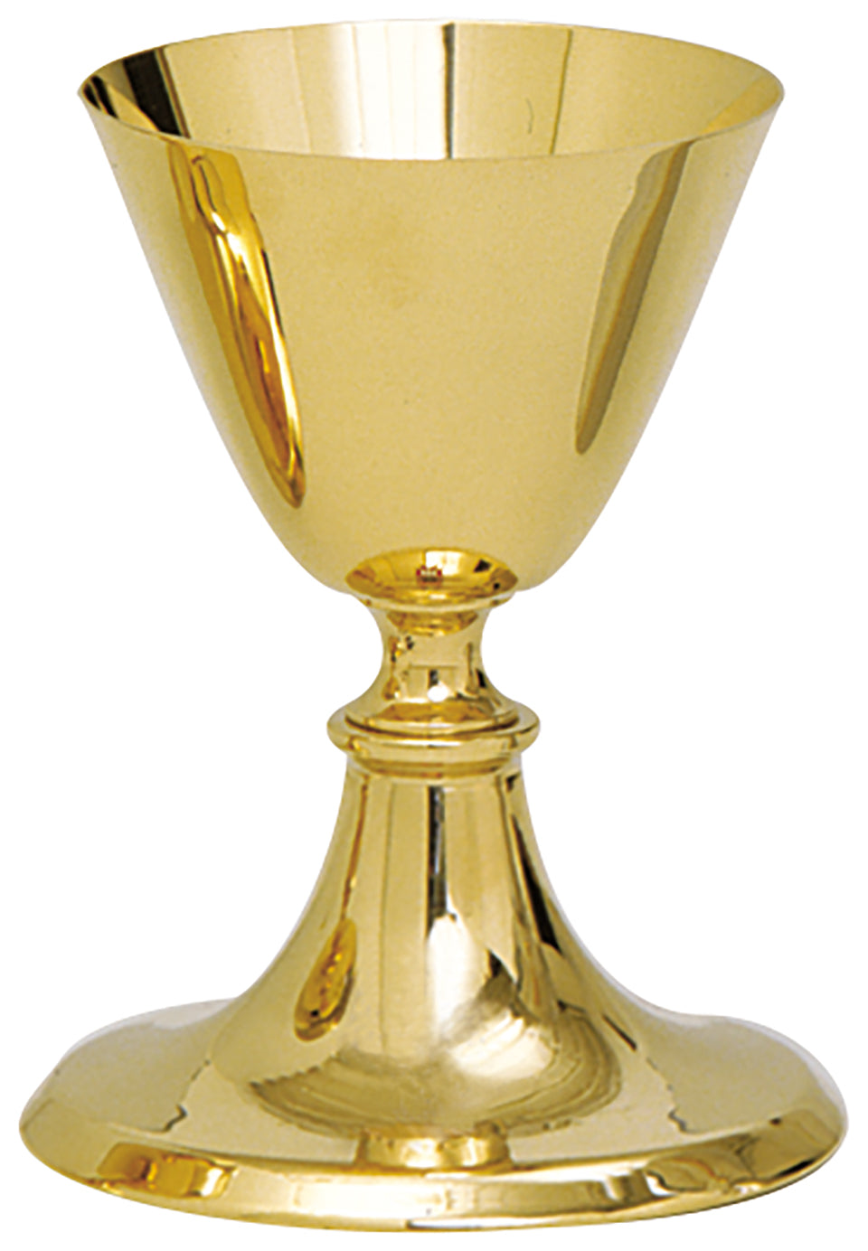 Chalice & Paten - Gold Plated - 8 Oz - 6" Ht