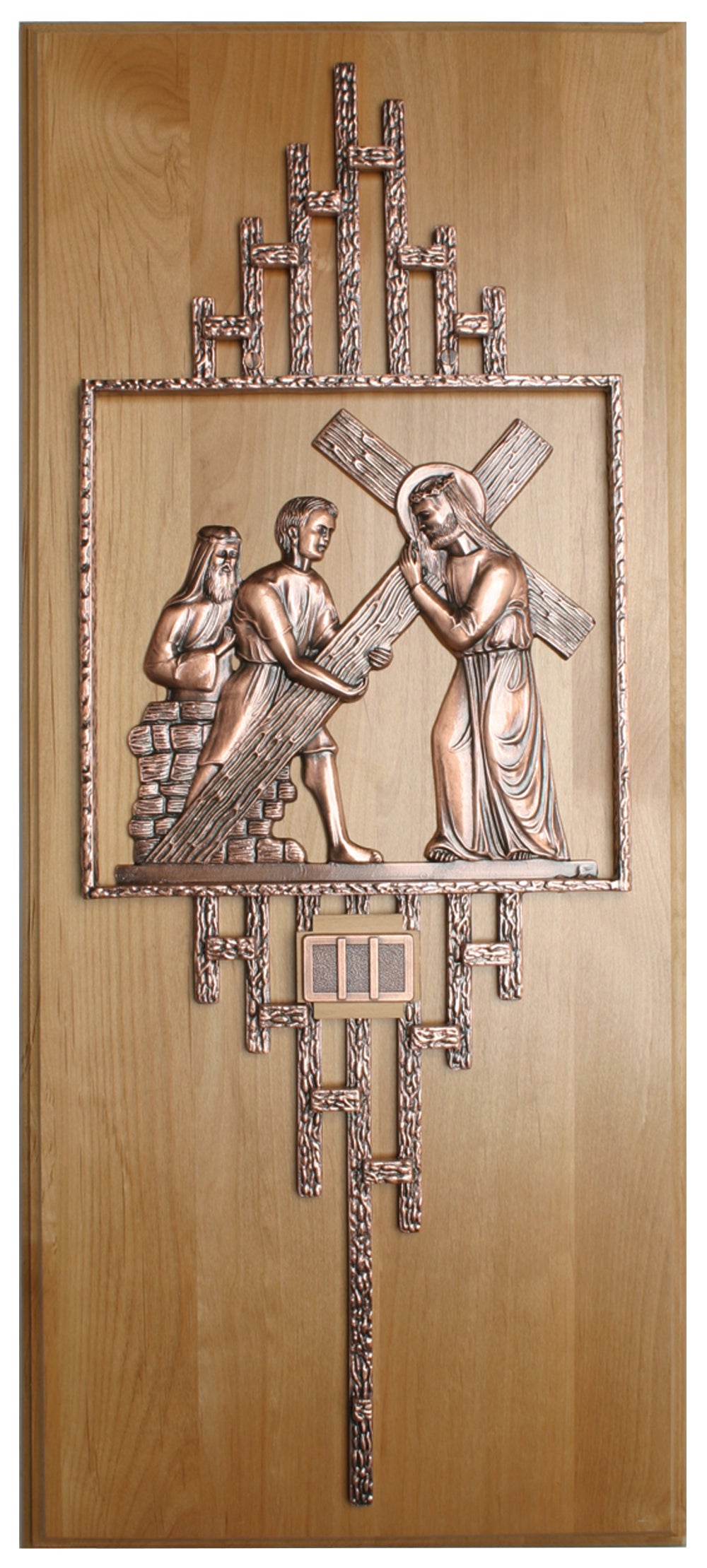 15 Station of the Cross - Resurrection Station - Antique Bronze - 29" Ht
