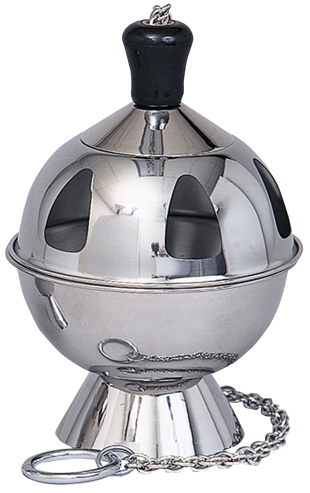 Censer & Boat - Stainless Steel - 8" Ht