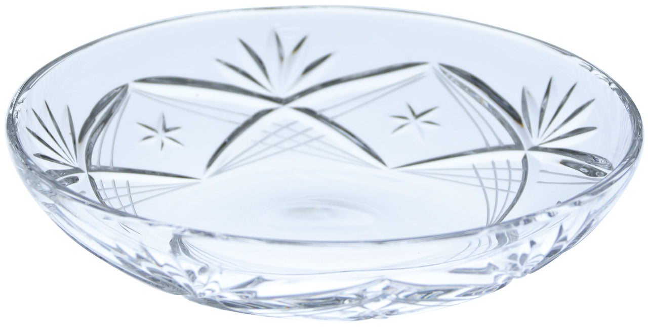 Crystal Tray - 6 1/2" Dia - 1 1/2" Ht