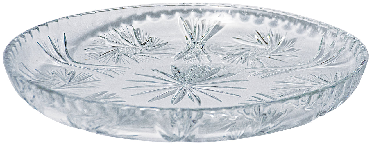 Crystal Tray - 9 3/8" Dia - 1 1/8" Ht