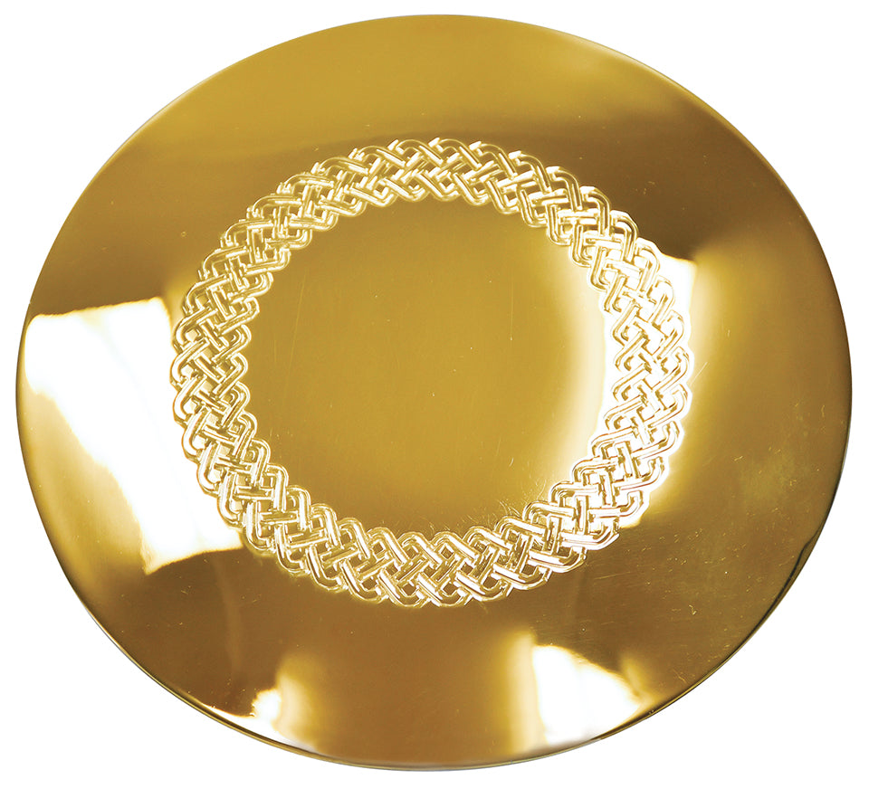 Chalice Paten - Celtic Design - 5 3/4" Dia