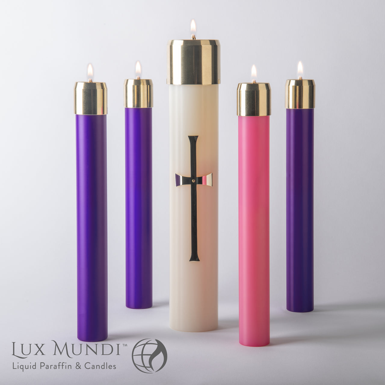Refillable Advent Candle Shells (12")