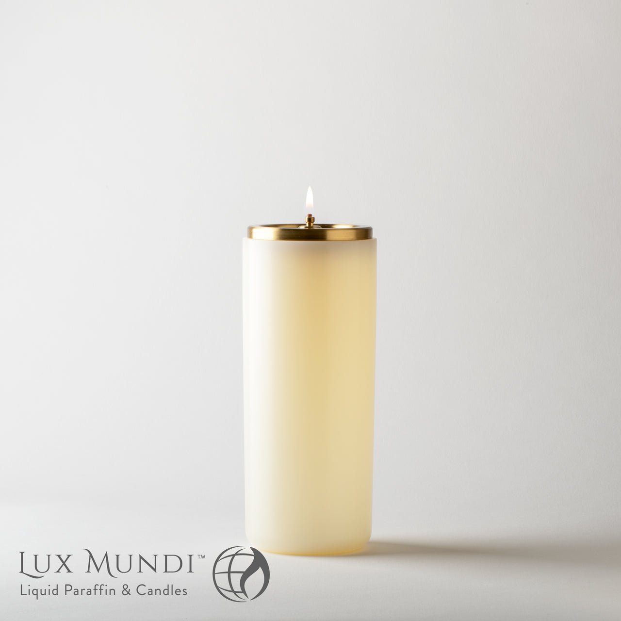 Pure Liquid Paraffin Refillable Sanctuary Candle (3-1/2" x 8")