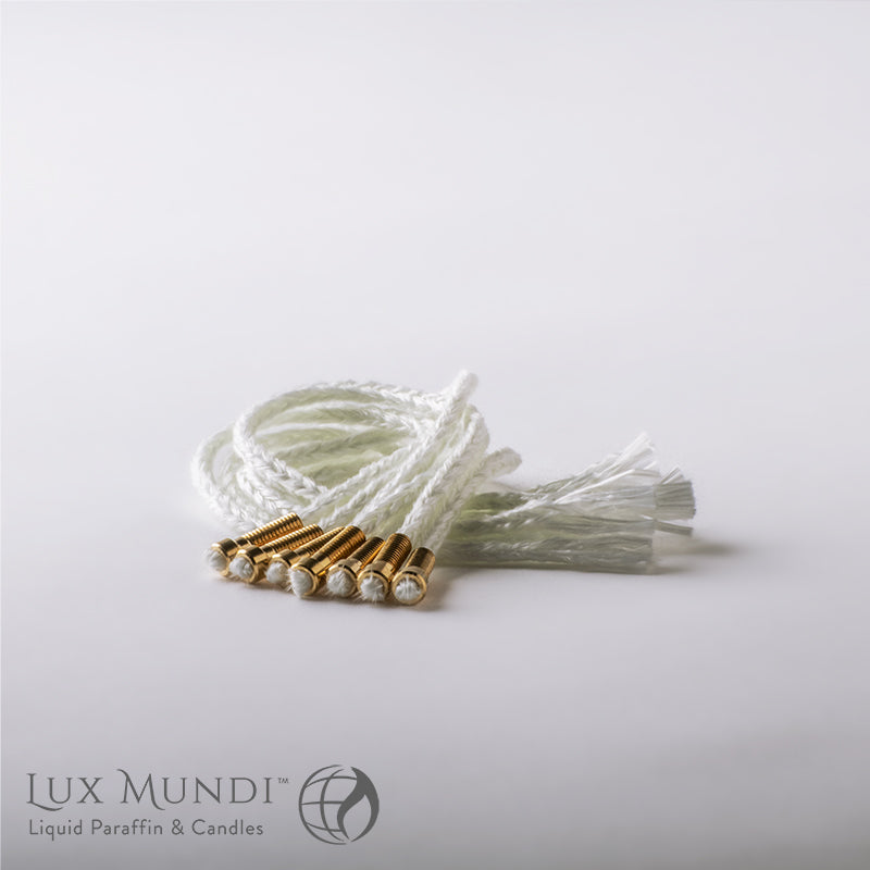 Lux Mundi Replacement Wicks for Refillable Candles (7/pack)
