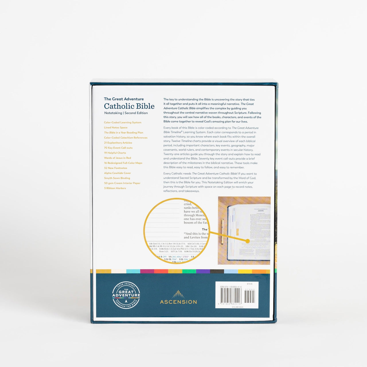 The Great Adventure Catholic Bible, 2nd Edition (Notetaking, Leatherlike)