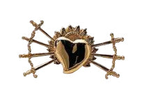 Processional Canopy Heart w/Seven Swords