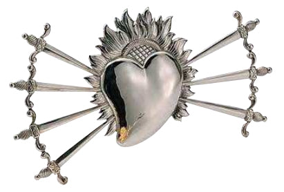 Processional Canopy Heart w/Seven Swords