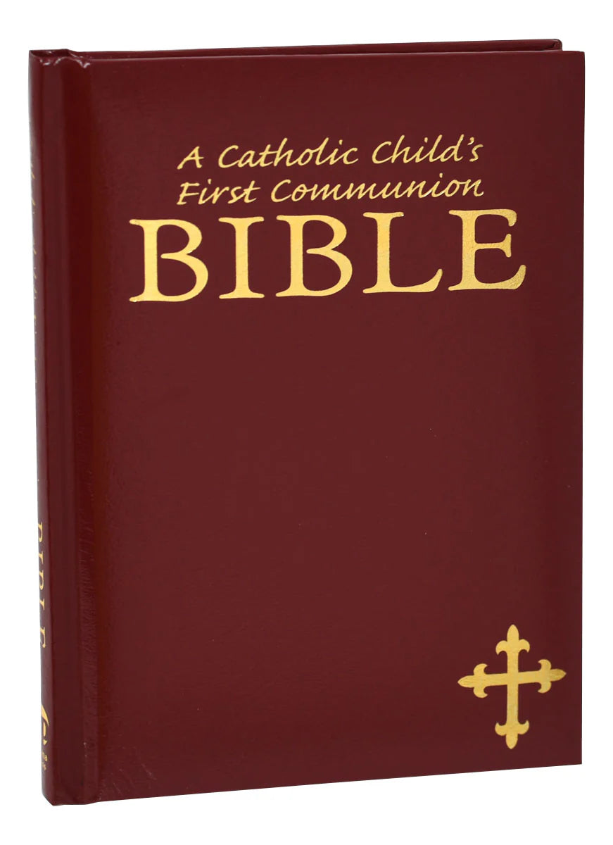 A Catholic Child's First Communion Bible