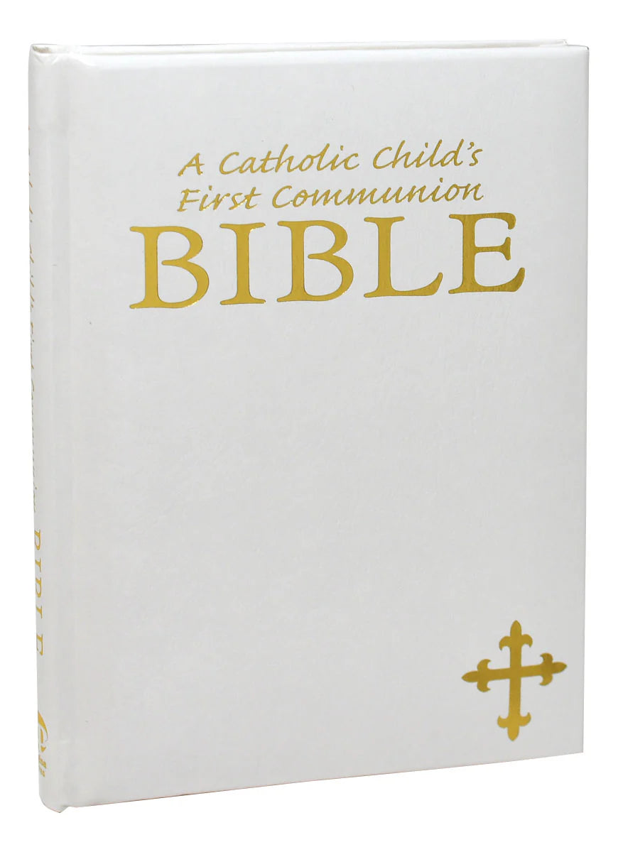 A Catholic Child's First Communion Bible