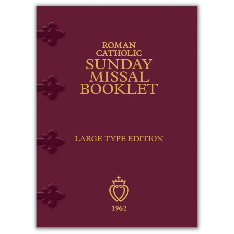 Roman Catholic Sunday Missal Booklet: Large Type Edition