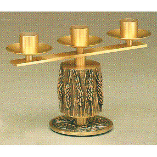 Chandeliers d'autel en bronze 3, 5, 7 lumières : style 5757 - Douille 1 1/2"