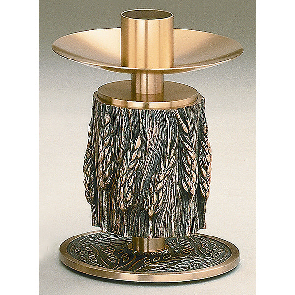 Chandelle d'autel en bronze texturé : 5757 Style : douille de 1 1/2 po
