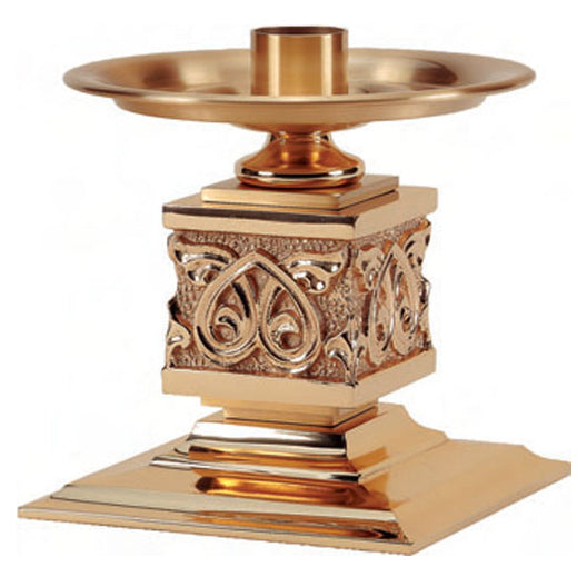 Bronze Altar Candlestick: 9035 Style - 7" Ht