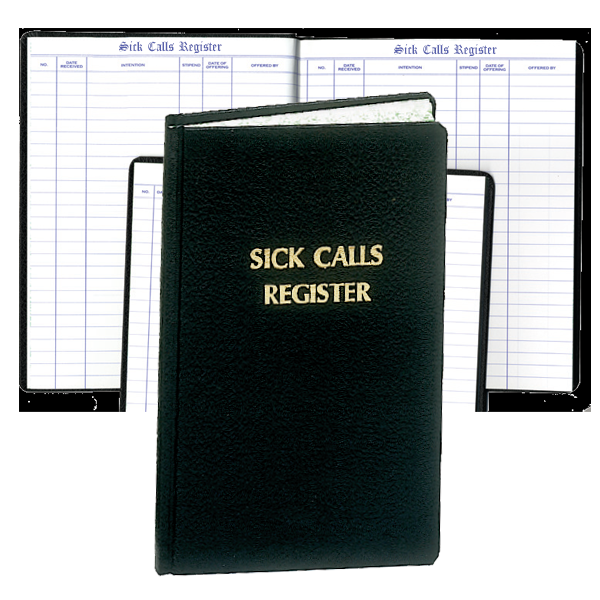Small Sick Calls Register (1800 entry)