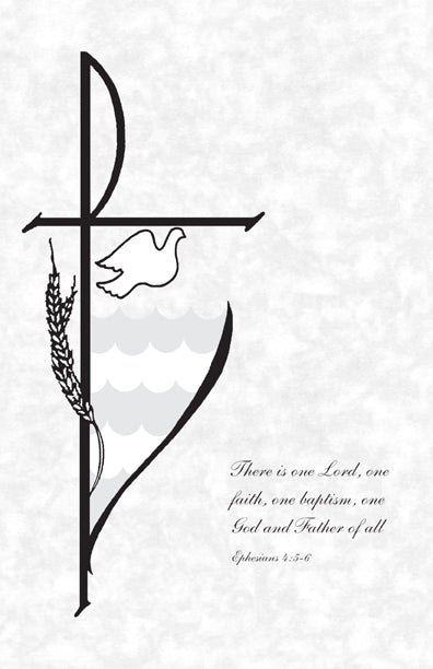 Parchment Baptism Bulletin (100/box)