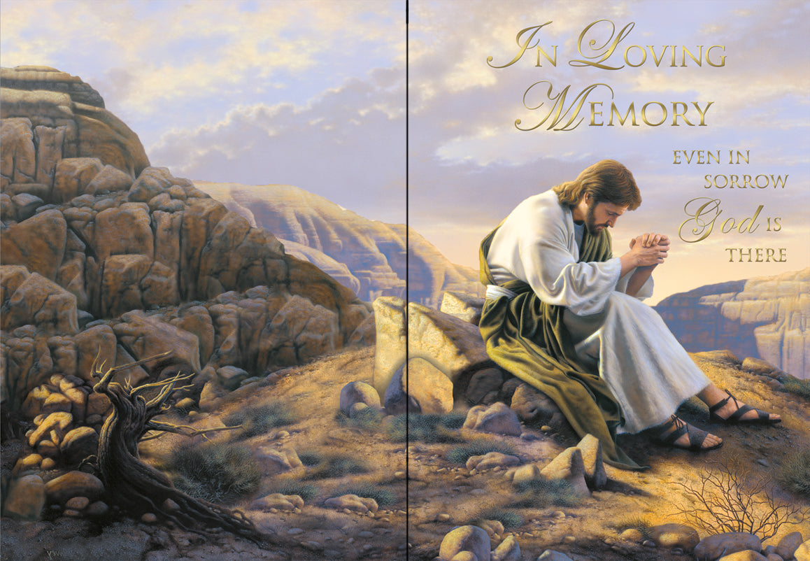 In Loving Memory Mass Card (Gold Foil) (50/box)