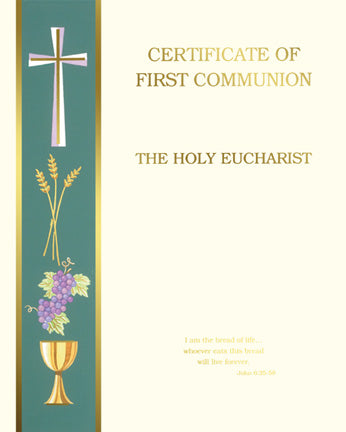 Banner CYO Communion Certificate (50/box)