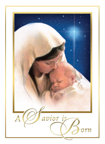 A Savior is Born Christmas Card (25/box)