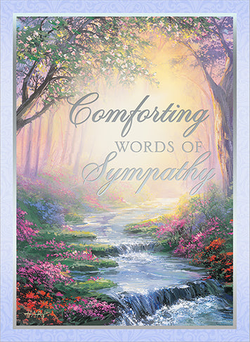 Comforting Words of Sympathy (Silver Foil) (25/box)
