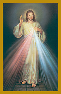 Divine Mercy Holy Card (100/box)