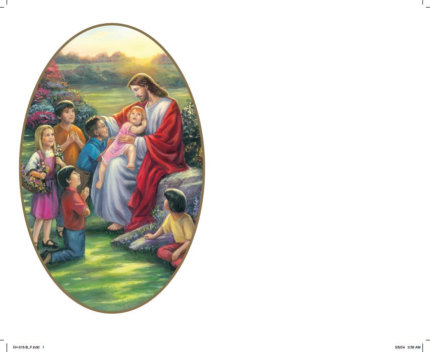 Jesus With Children Certificate (50/box)