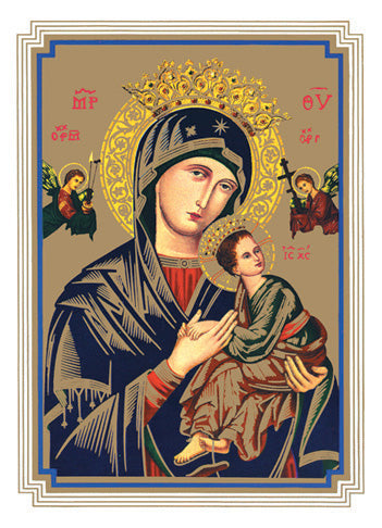 Our Lady of Perpetual Help Mass Card - 100/bx