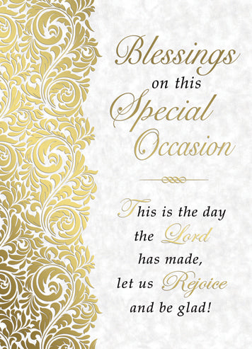 On this Special Occasion Mass Card (Gold Foil) (25/box)