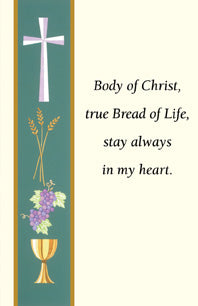 Banner Communion Holy Card (100/box)