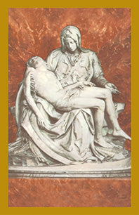 Pieta Holy Card (100/box)
