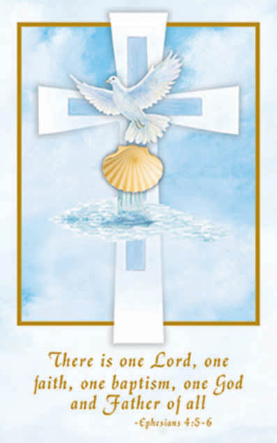Inspirational Baptism Bulletin (100/box)