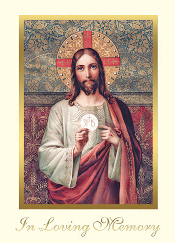 In Loving Memory Mass Card (Gold Foil) (50/box)