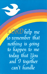 Dove and Rainbow Holy Card (100/box)