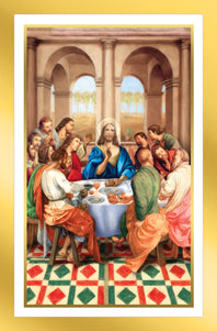 Lenten Holy Card - Last Supper (100/box)