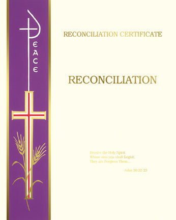 Banner CYO Reconciliation Certificate (50/box)