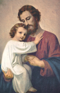 St. Joseph and Child Holy Card (100/box)