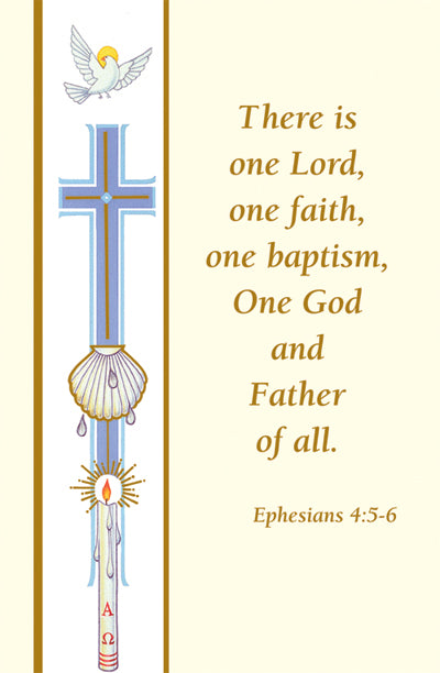 Banner Baptism Bulletin (100/box)