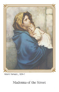 Madonna of the Street Holy Card (100/box)