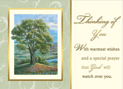 Thinking of You Card (Gold Foil) (25/box)