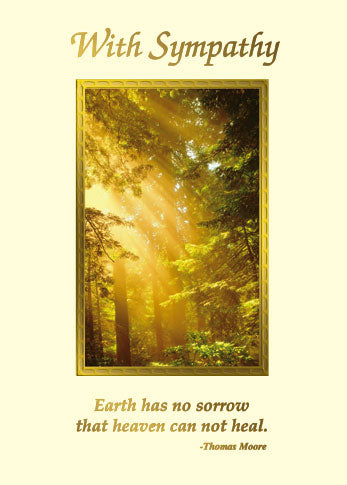 Sympathy Card (Gold Foil Embossing) (25/box)