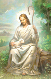 Christ as Shepherd Holy Card (100/box)