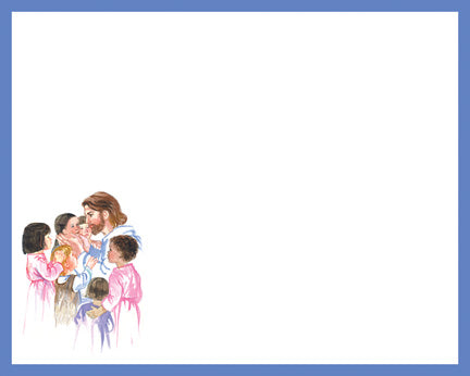 Jesus With Children All-Purpose Certificate (50/box)