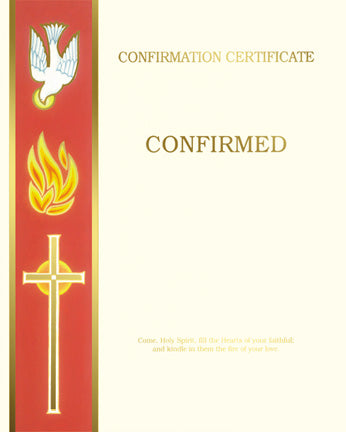 Banner CYO Confirmation Certificate (50/box)