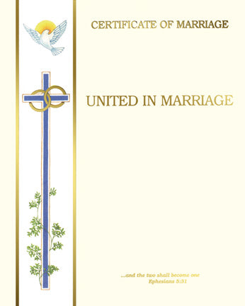 Banner CYO Marriage Certificate (50/box)