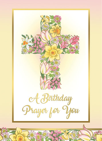 A Birthday Prayer for You Birthday Card (25/box)