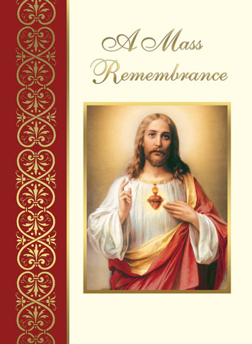 A Mass Remembrance Mass Card (Gold Foil) (100/box)