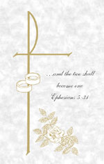 Parchment Marriage Bulletin (100/box)