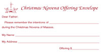Christmas Novena Offering Envelope (100/box)