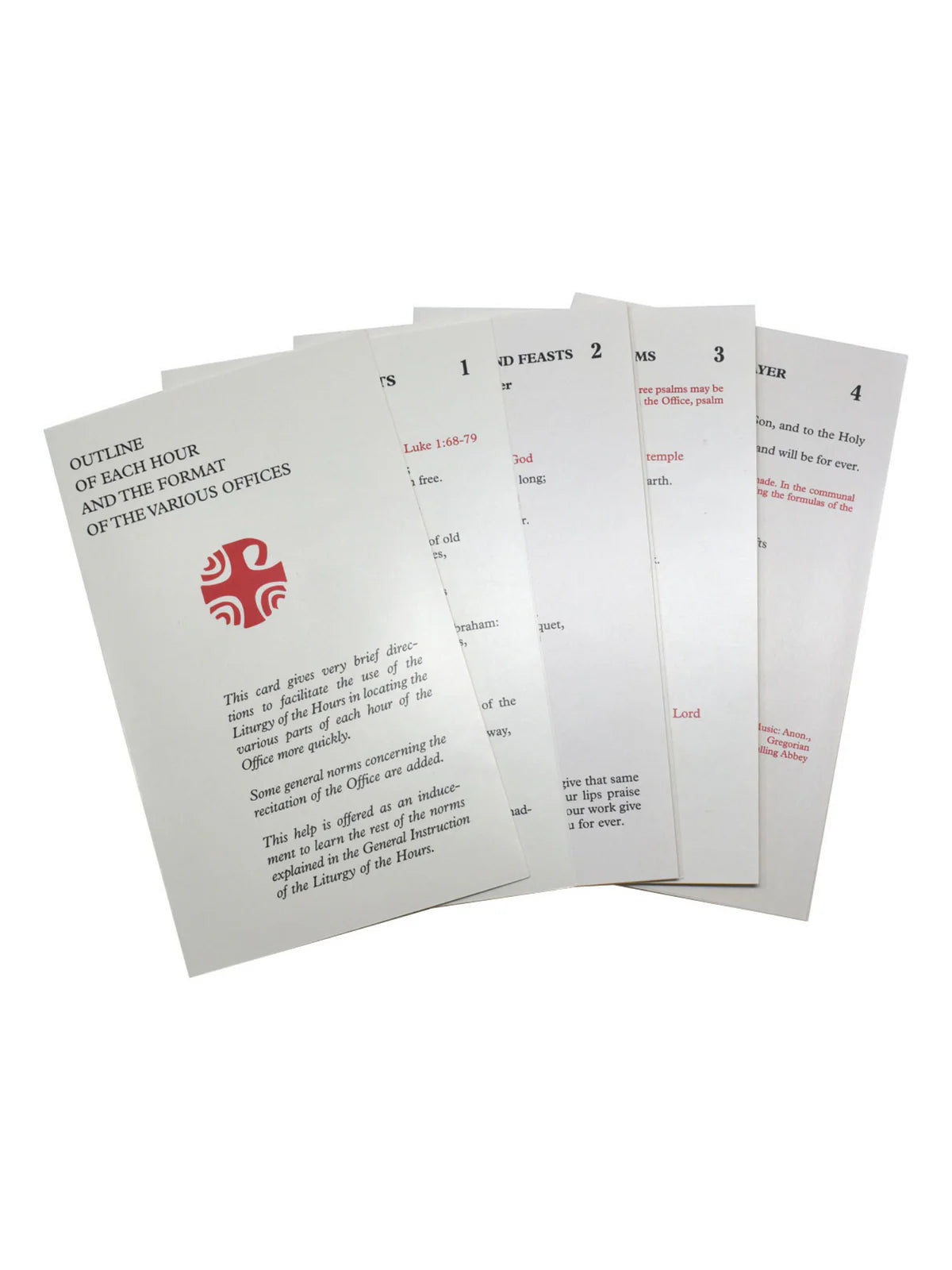 Inserts (Liturgy Of The Hours)