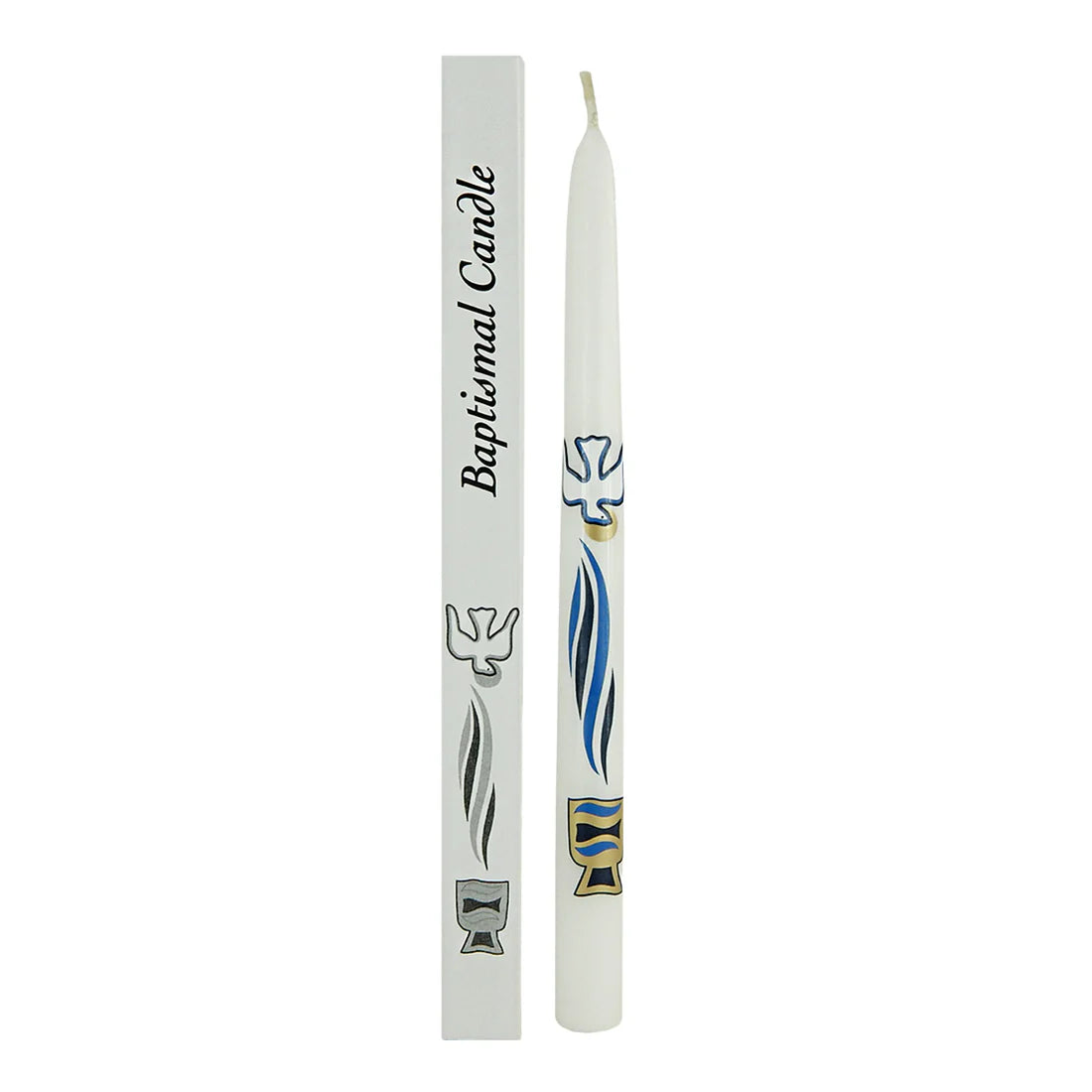 Baptismal Taper Candle (7/8" x 10")
